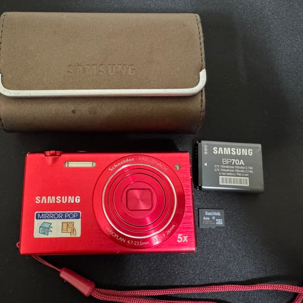 삼성 미러팝mv800 한효주 디카 레드 