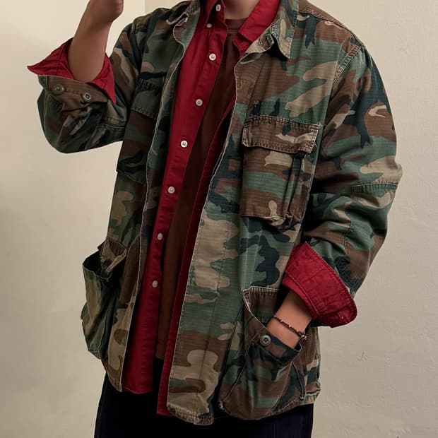 Us Army BDU 우드랜드 재킷