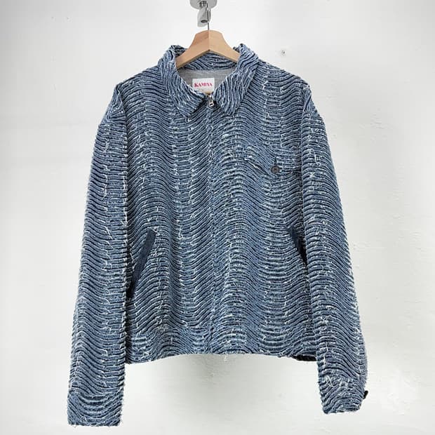 카미야 23ss 웨이브 서퍼 데님 자켓