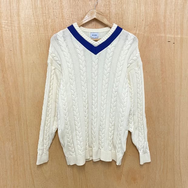 BEAMS twist cricket knit 빔즈 꽈베기 크리켓 니트
