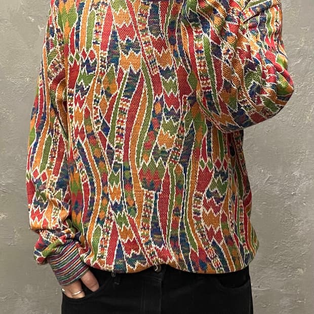 [48] 90s Missoni 미쏘니 이태리 메이드 에스닉 니트
