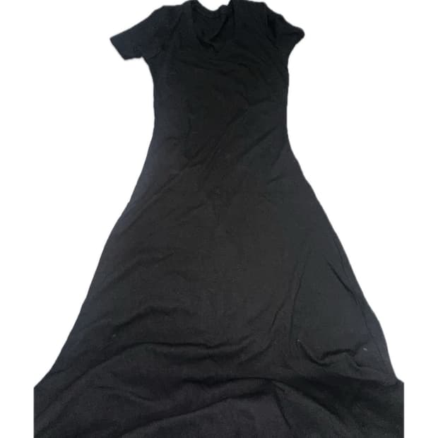 메이블린 반팔 롱 원피스