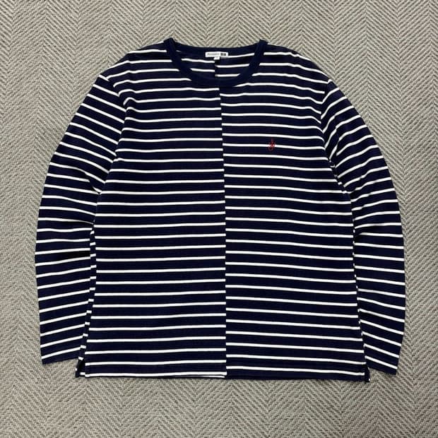 jw앤더슨x유니클로 단가라 롱슬리브 v2996