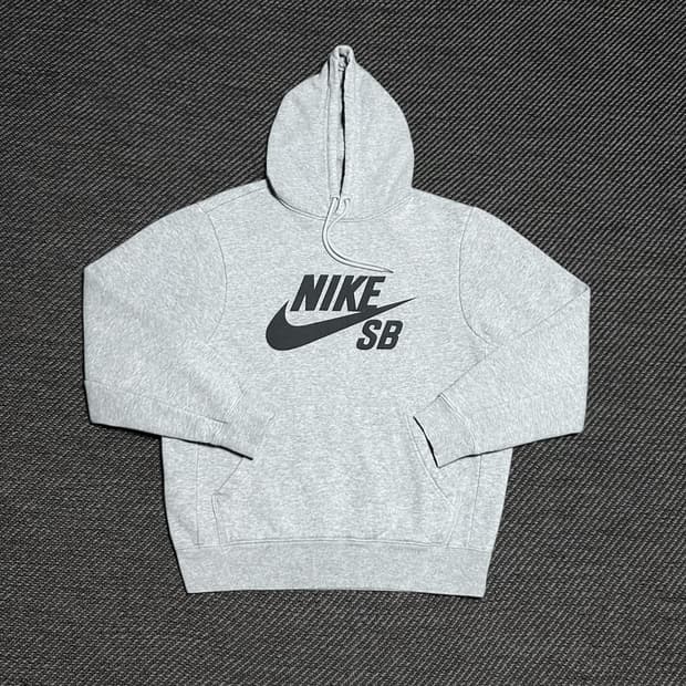 [S] Nike 나이키 SB 그레이 기모 후드티