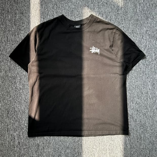 스투시 베이직 스탁로고 반팔티셔츠