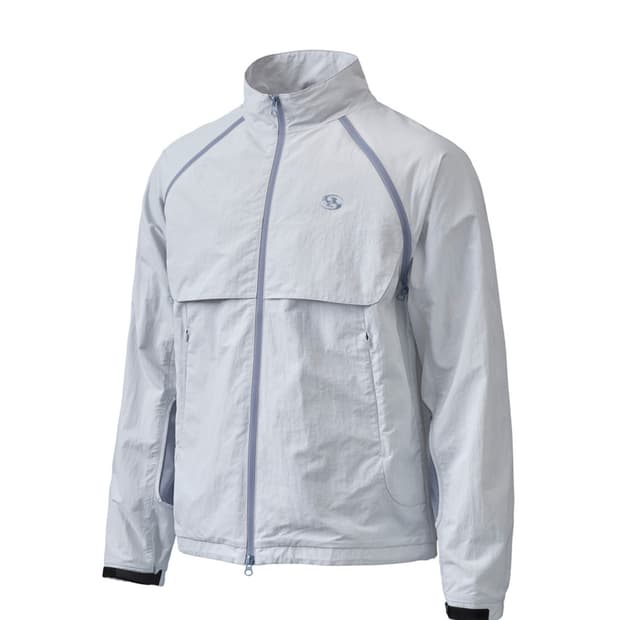 산산기어 바람막이 2 / 반택 가능 / 슬래시 지퍼 자켓 라이트그레이