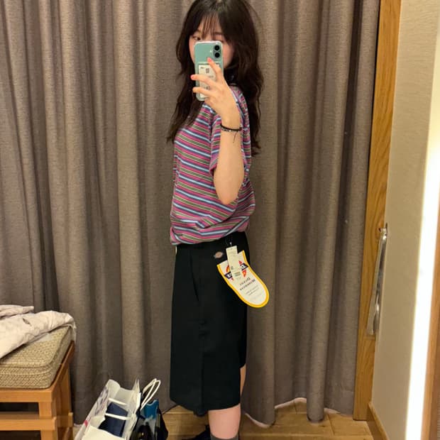 빔즈 스트라이프 반팔