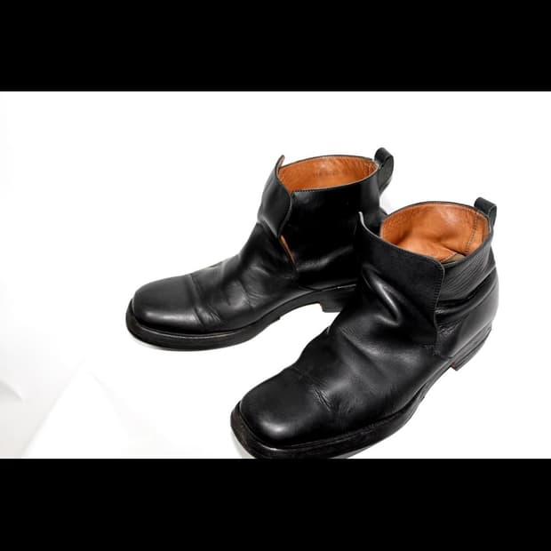 00s gucci 구찌 카프스킨 레더 부츠 275