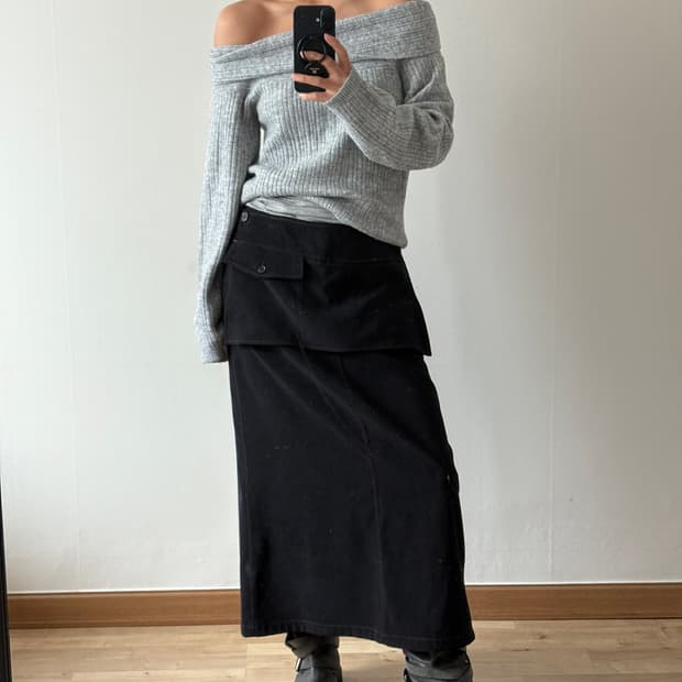 레이어드 스커트