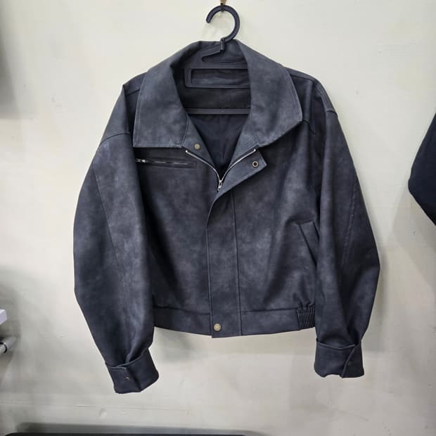 [M] 빈티지 무드 코튼 자켓 (차콜)