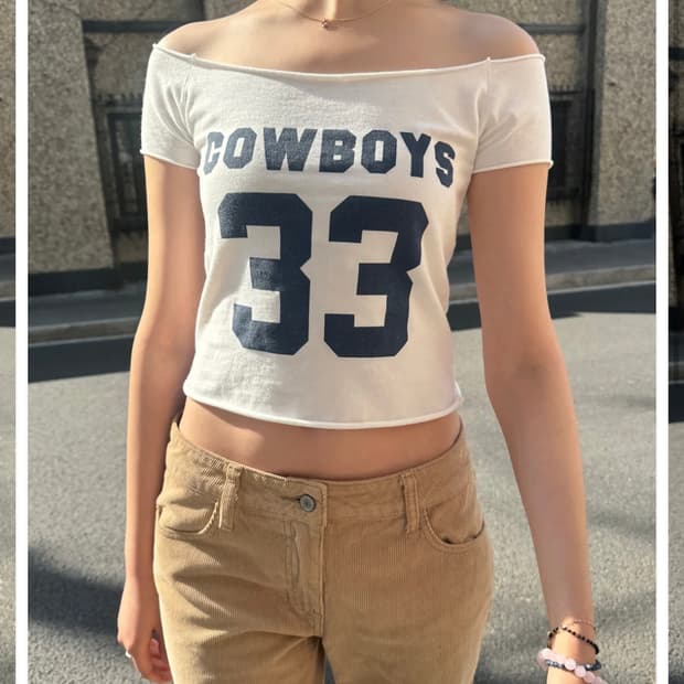 브랜디멜빌 보니 카우보이 33 탑 bonnie cowboy