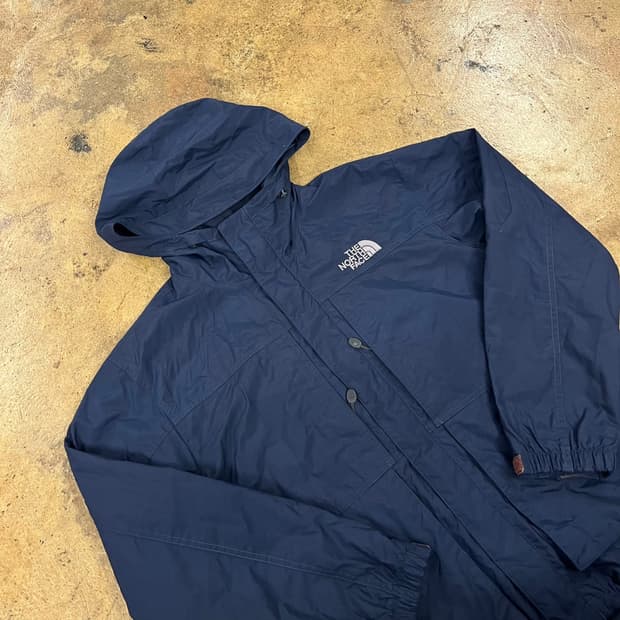 [정품/S] 노스페이스 네이비색 후드 바람막이 b18