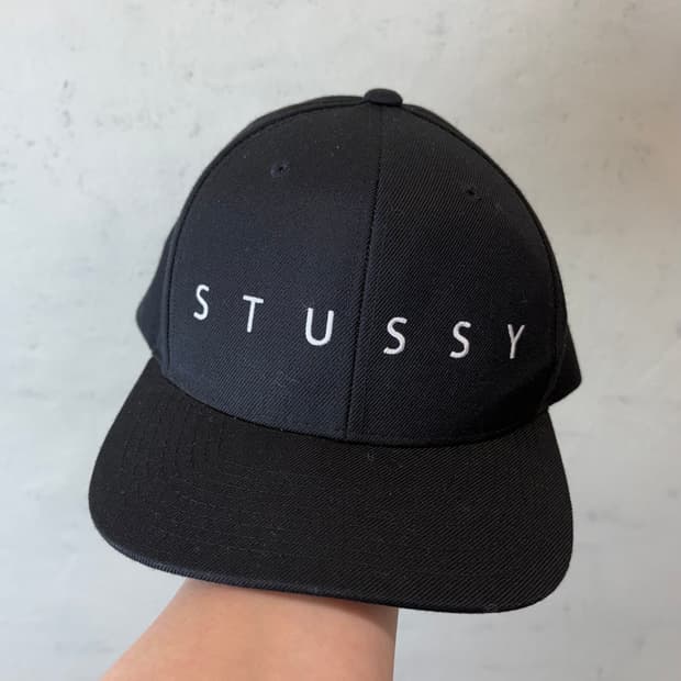 스투시 스펠아웃 블랙 볼캡