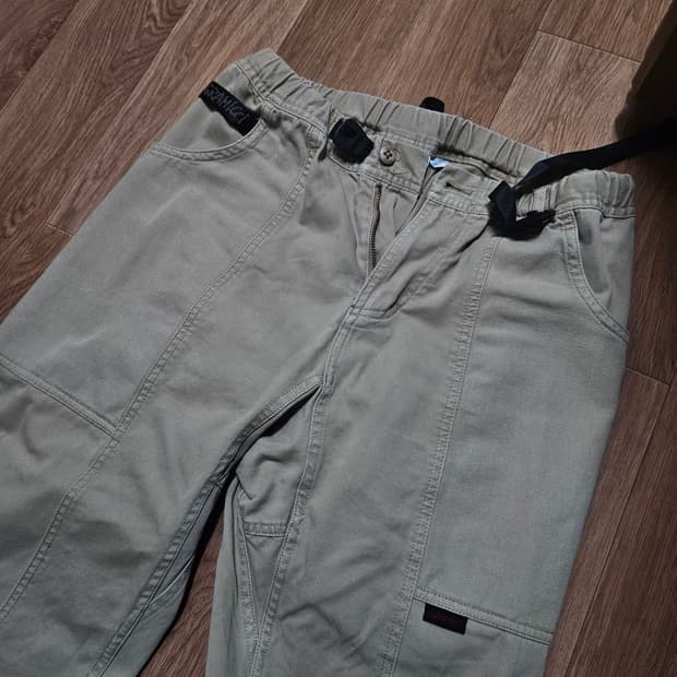 그라미치 가젯팬츠 카키 클라이밍 아메카지 루즈테이퍼드