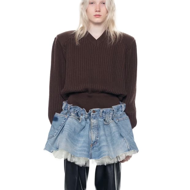 [S]어거스트 바론 All-in DISPLAY ARMY 니트/브라운