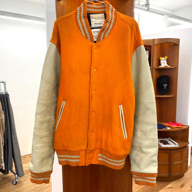 [40] 휴스턴 바시티 자켓 오렌지