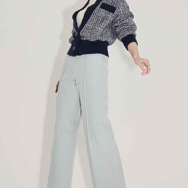 (1회 착용)랑방컬렉션 테이퍼드 팬츠 55사이즈