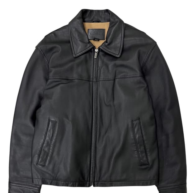 90s 제임스딘 가죽자켓 블랙 (M)