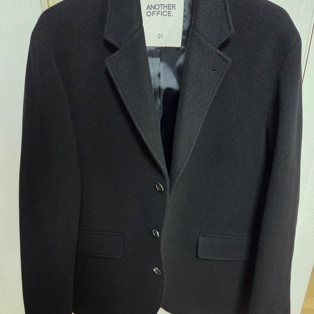 어나더오피스 scape 3btton blazer jacket 블랙1