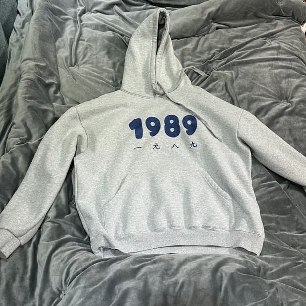 곤니치와봉쥬르 1989 후드티 L