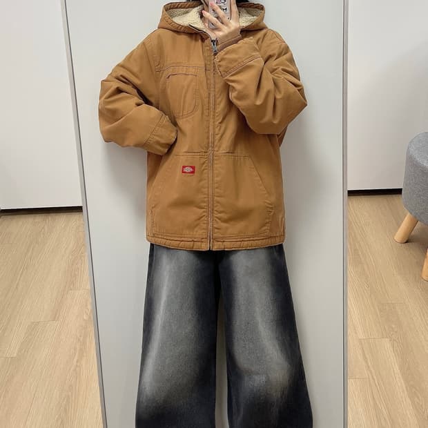 디키즈 셰르파 카멜 액티브 후드 자켓