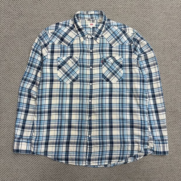 리바이스 웨스턴 체크 셔츠 v1880