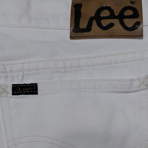 [S] Lee(리) 프리 오가닉 코튼 화이트 데님 팬츠 (LL1612)
