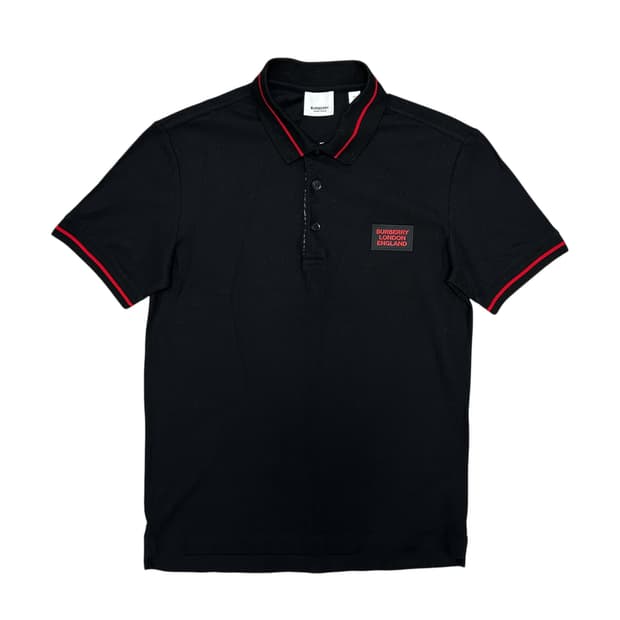 버버리 신형 어플리케 반팔 카라티(XS)