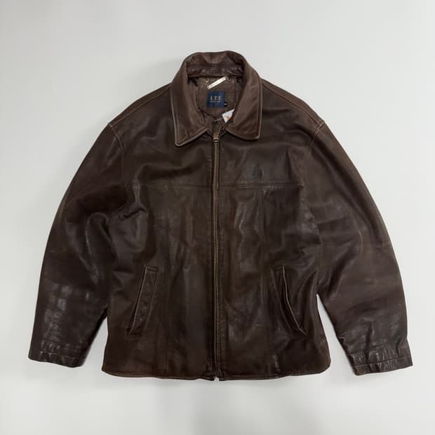 1990s LEE 카우하이드 레더자켓 
