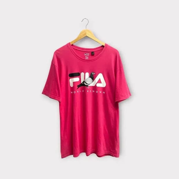 휠라 FILA 핑크 티셔츠 2XL