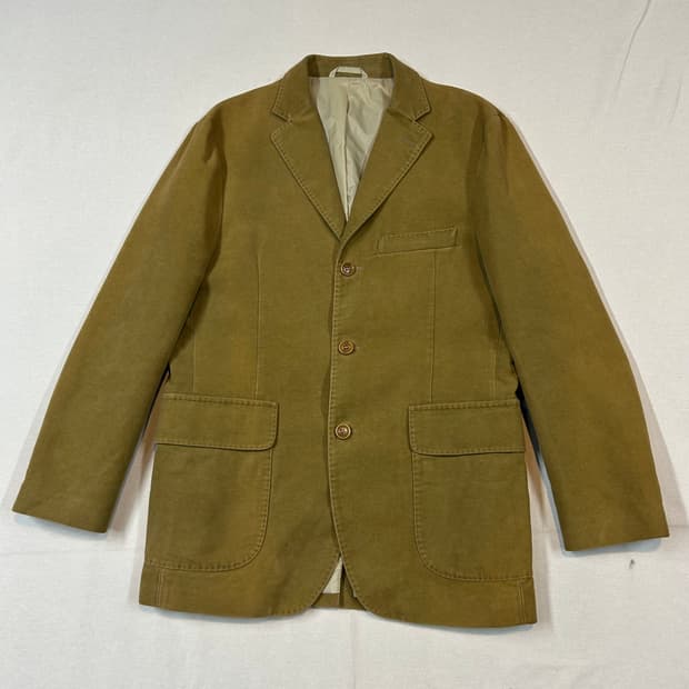 XL) 헨리코튼 몰스킨 블레이저 자켓 ITALY