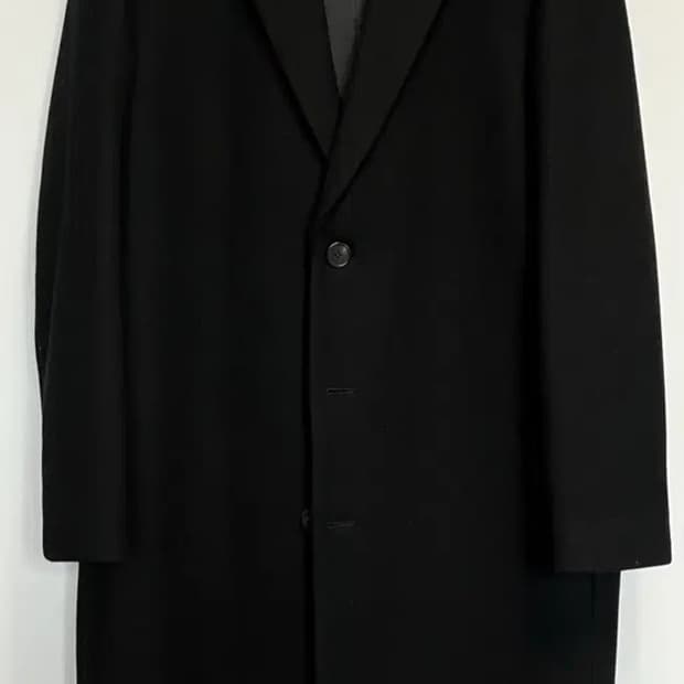 쿠어 more 블랙 싱글 코트