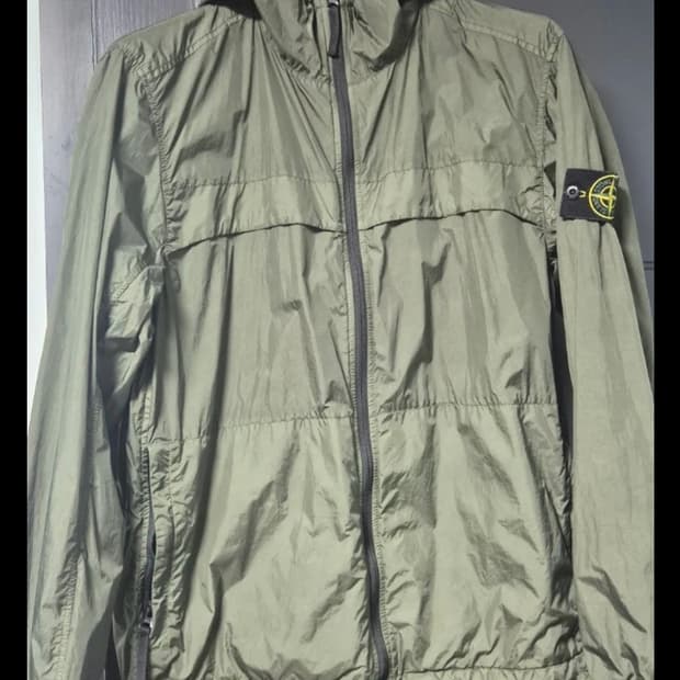 스톤아일랜드 24ss 크링클랩스 후드 자켓