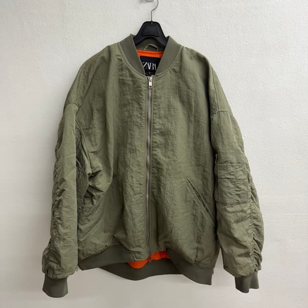 Zara 자라 투웨이 ma-1 봄버 자켓 L