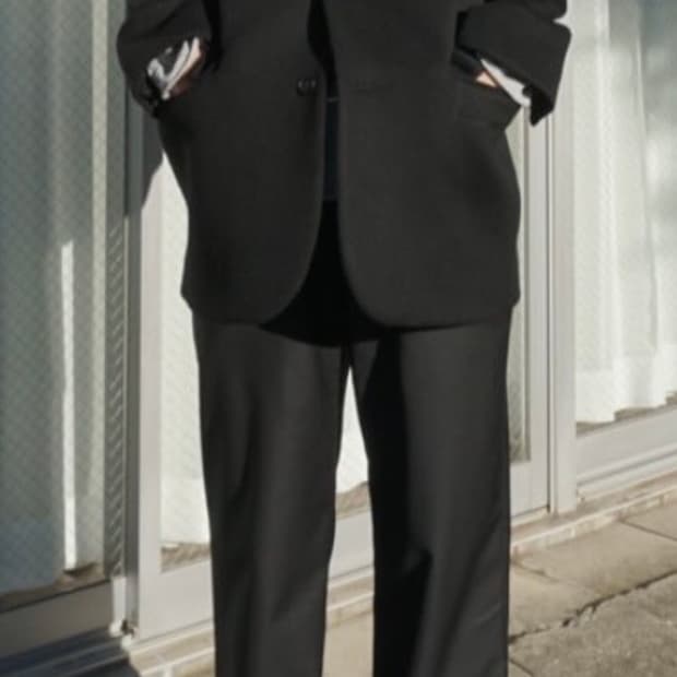 하프시코드 90s 울 블레이저 자켓 블랙 harpsichord