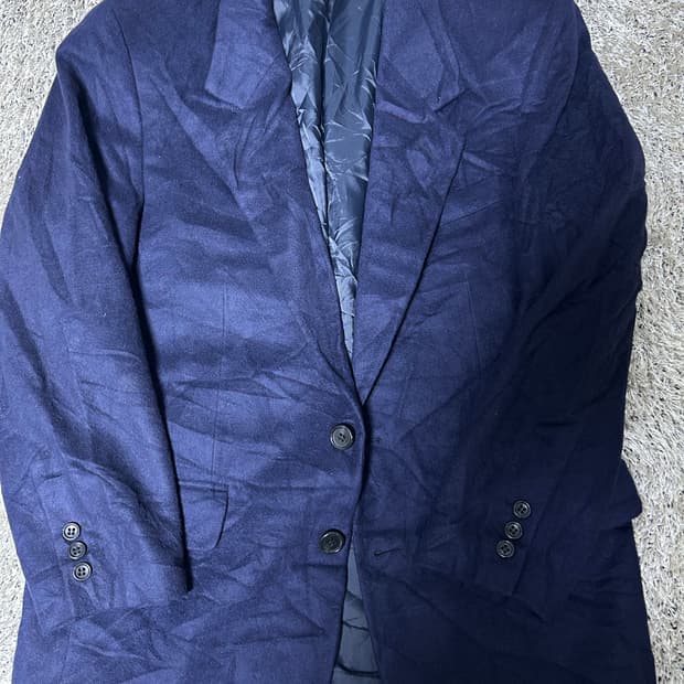 캐시미어100프로 더블블레이저 사이즈 100