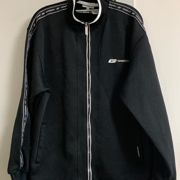 Reebok Black Training Zip-Up