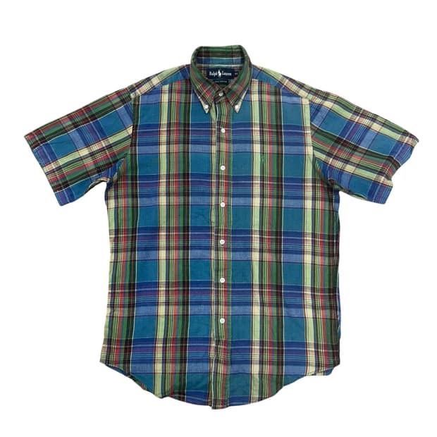 폴로랄프로렌 반팔 체크셔츠