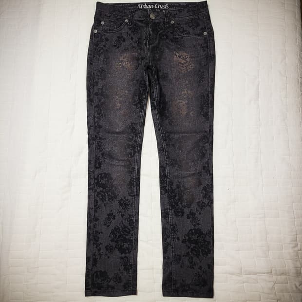 '00s Urban Crush Rose Jacquard Pants