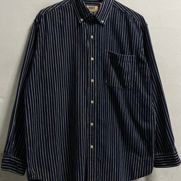 100-105 NWT 빈티지 루즈핏 셔츠 남방 정품