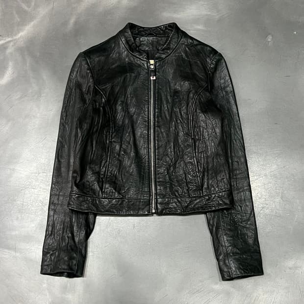  마이클 코어스 리얼레더 자켓 y15426