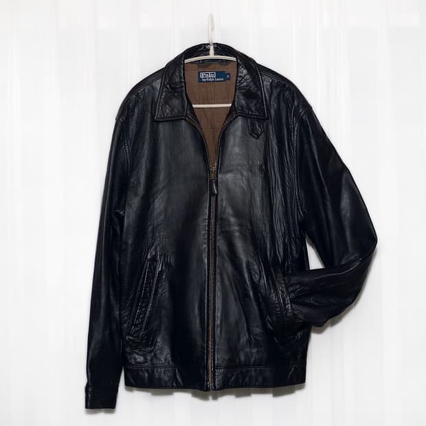 폴로 랄프로렌 클래식 맥스웰 램스킨 레더 자켓 (M / 100)