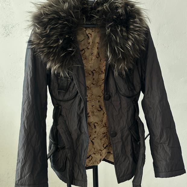 Japanese Vintage 퍼 경량패딩