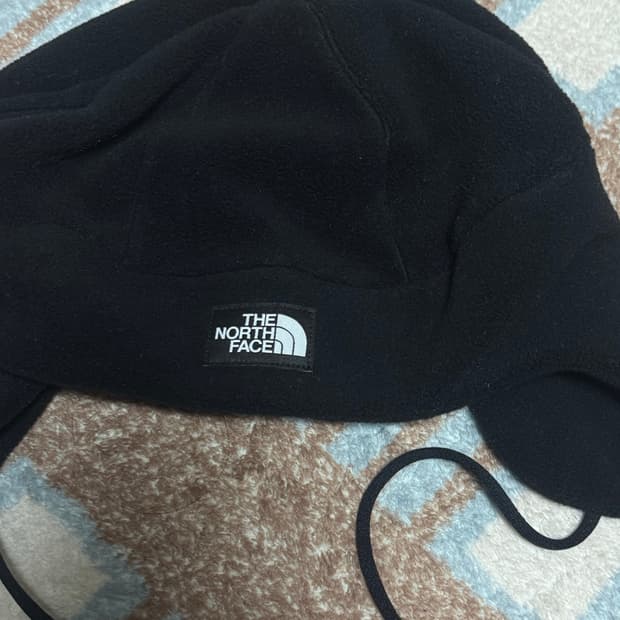 노스페이스 플리스 이어머프 비니 블랙