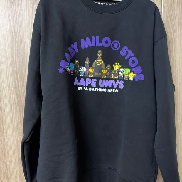 에이프 베이비 마일로 스토어 맨투맨