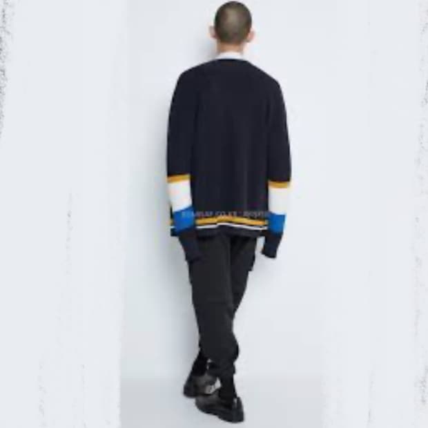 L) ZARA 자라 가디건 남성 가디건