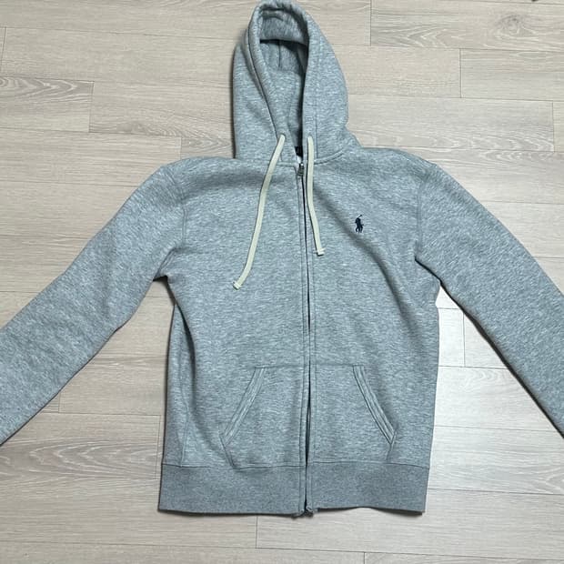 폴로 후드집업 그레이 S