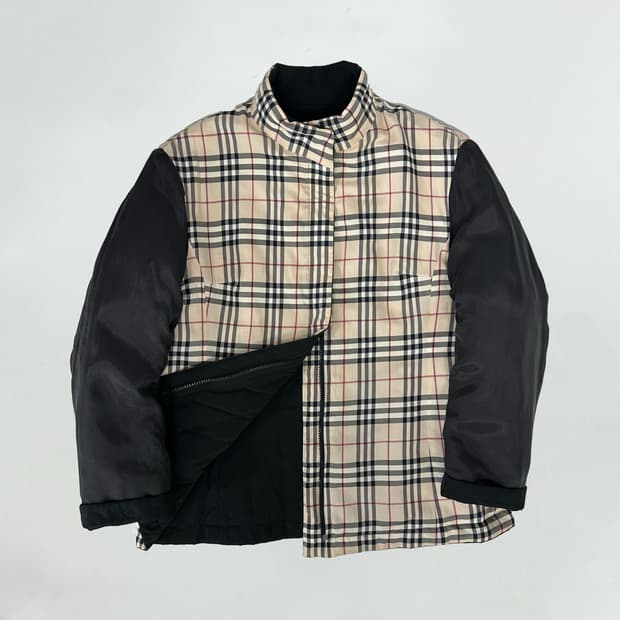 버버리 정품 리버시블 퀼팅 자켓