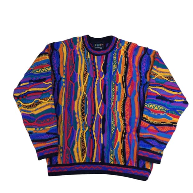 COOGI 쿠지 케이블 울 니트