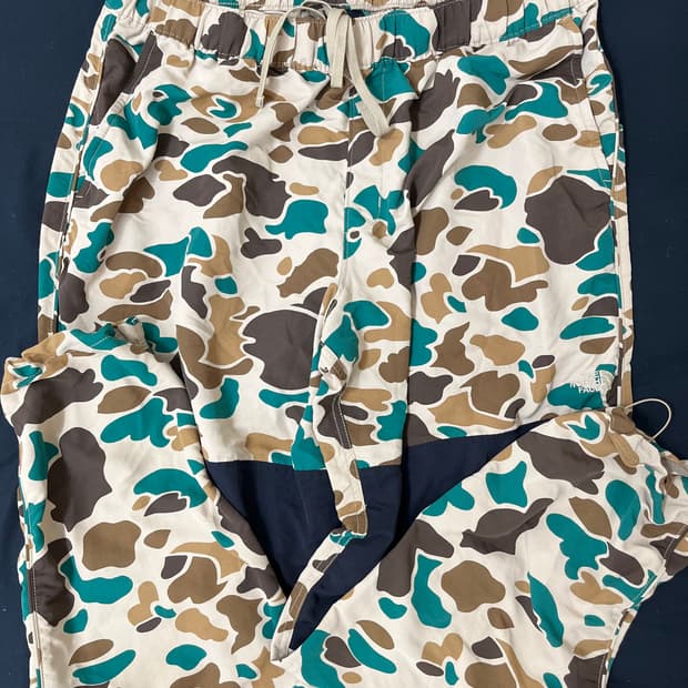 노스페이스 카모 바지 XL 105